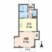 ファースト岩倉の間取り画像