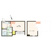 The Lotus Court 墨染の間取り画像