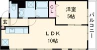 ラムール東二見の間取り画像