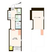 The Lotus Court 墨染の間取り画像