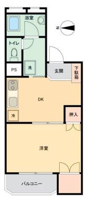 スカイラーク蕨の間取り画像
