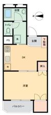 スカイラーク蕨の間取り画像