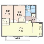 ハイツ貴船の間取り画像