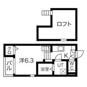 ハーモニーテラス八番の間取り画像
