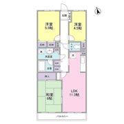 エスポワール松風台Ⅲ番館の間取り画像