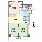 グリーンコートEの間取り画像
