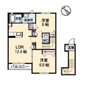 デセンテコートHMC B棟の間取り画像