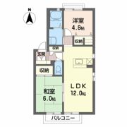 ディアスNOBUHIRO B棟の間取り画像
