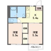 旭ハイツ IIの間取り画像