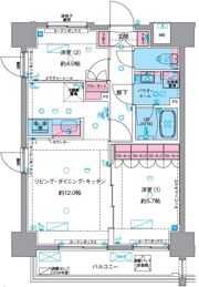 GENOVIA浅草Ⅵskygardenの間取り画像