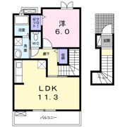 キウイ東の間取り画像