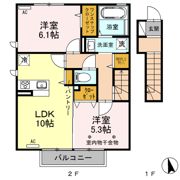 ヴァイアBの間取り画像