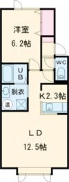 コーポハピネスⅥの間取り画像