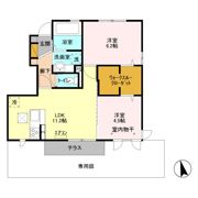 ソレアード Eの間取り画像