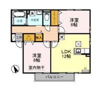 リビングタウン水口 C棟の間取り画像