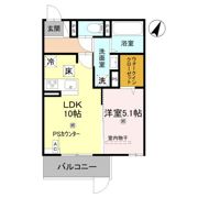 La Maison大手町Ⅰの間取り画像