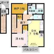 ローズコート明石の間取り画像