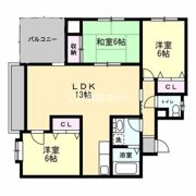 オックスヘッドⅠの間取り画像