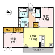 アルベロ ディ エノキの間取り画像