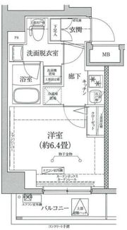 ルフレグランデ川崎の間取り画像