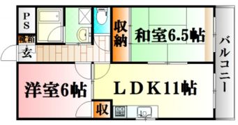 キャロット西原の間取り画像