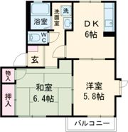 メゾン・ド・ルミエールE棟の間取り画像