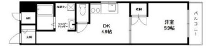 朝日プラザ湊川公園パサージュの間取り画像