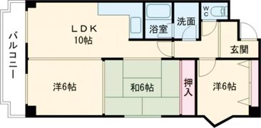 サンシティ苫小牧の間取り画像