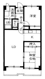 エスポワール尾崎の間取り画像