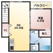 TJ今中Aの間取り画像