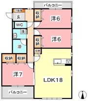 オラシオンの間取り画像