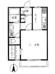 つばさハイツの間取り画像