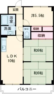 クリーン・ピア・フジの間取り画像