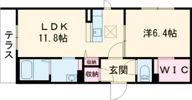ふぁみりありんくうCの間取り画像