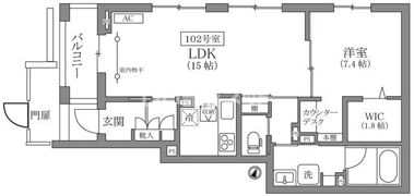 プレミアヒルズの間取り画像
