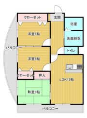 ミリオンマンションの間取り画像