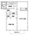 イーストパークB棟の間取り画像