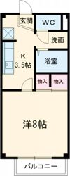 コーポ清和Aの間取り画像