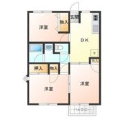 三田コーポの間取り画像