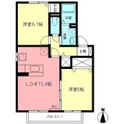相原ヒルズ つつじの間取り画像