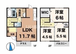 クレサンの間取り画像