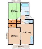 トゥインクルコート文化町4番館の間取り画像