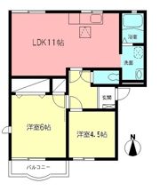 ドミールサガミの間取り画像
