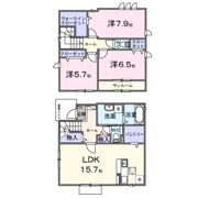 シェーネ東原Ⅰの間取り画像