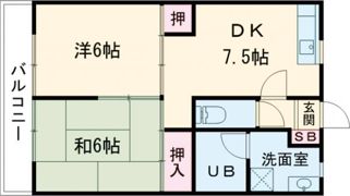 サンハイムEⅢの間取り画像