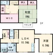 柏木借家の間取り画像