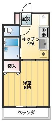 パークサイド皆実の間取り画像
