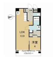 グランアレズ萩原の間取り画像