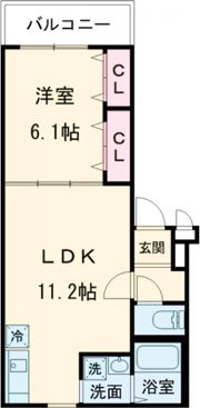 フジパレス摩耶の間取り画像