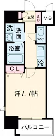 ピアグレース神戸の間取り画像